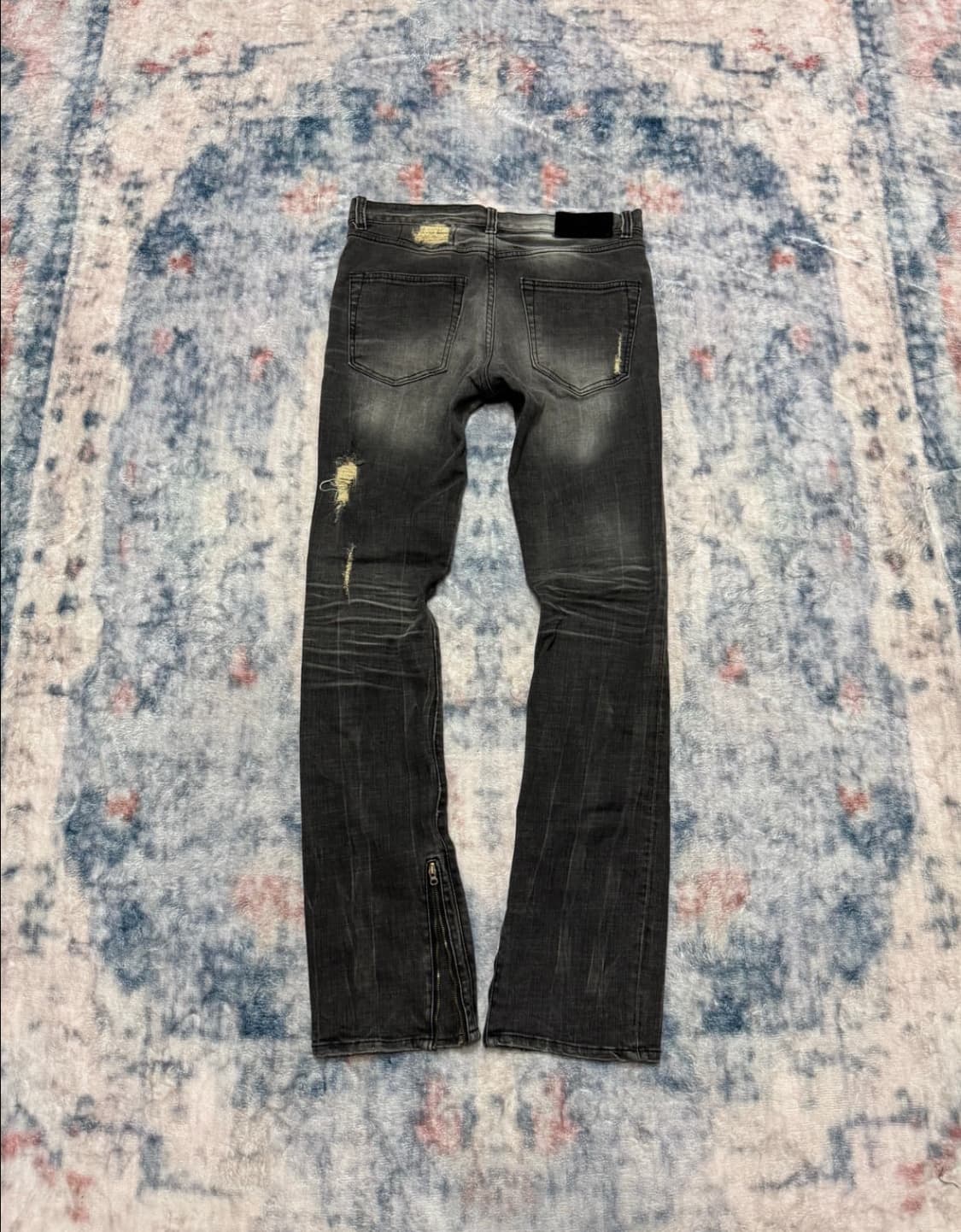 Goa OOs archive damage zipper flare deni 상품이미지5