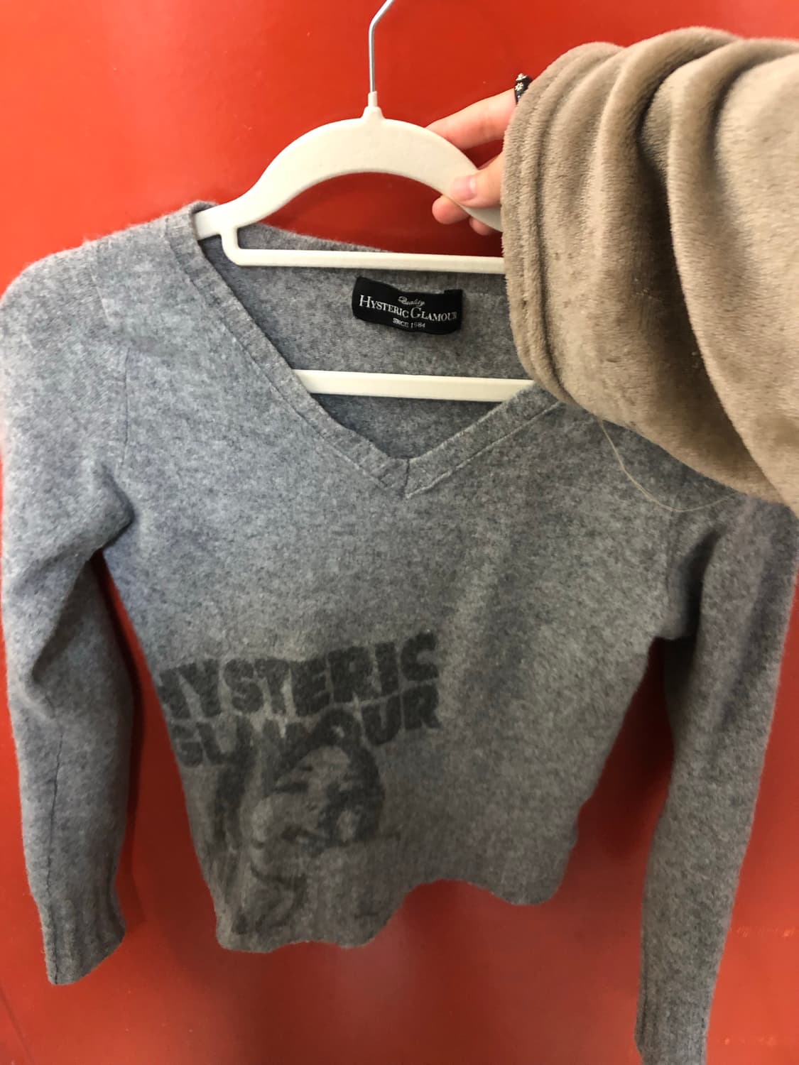 Hysteric Glamour v neck knit 상품이미지1