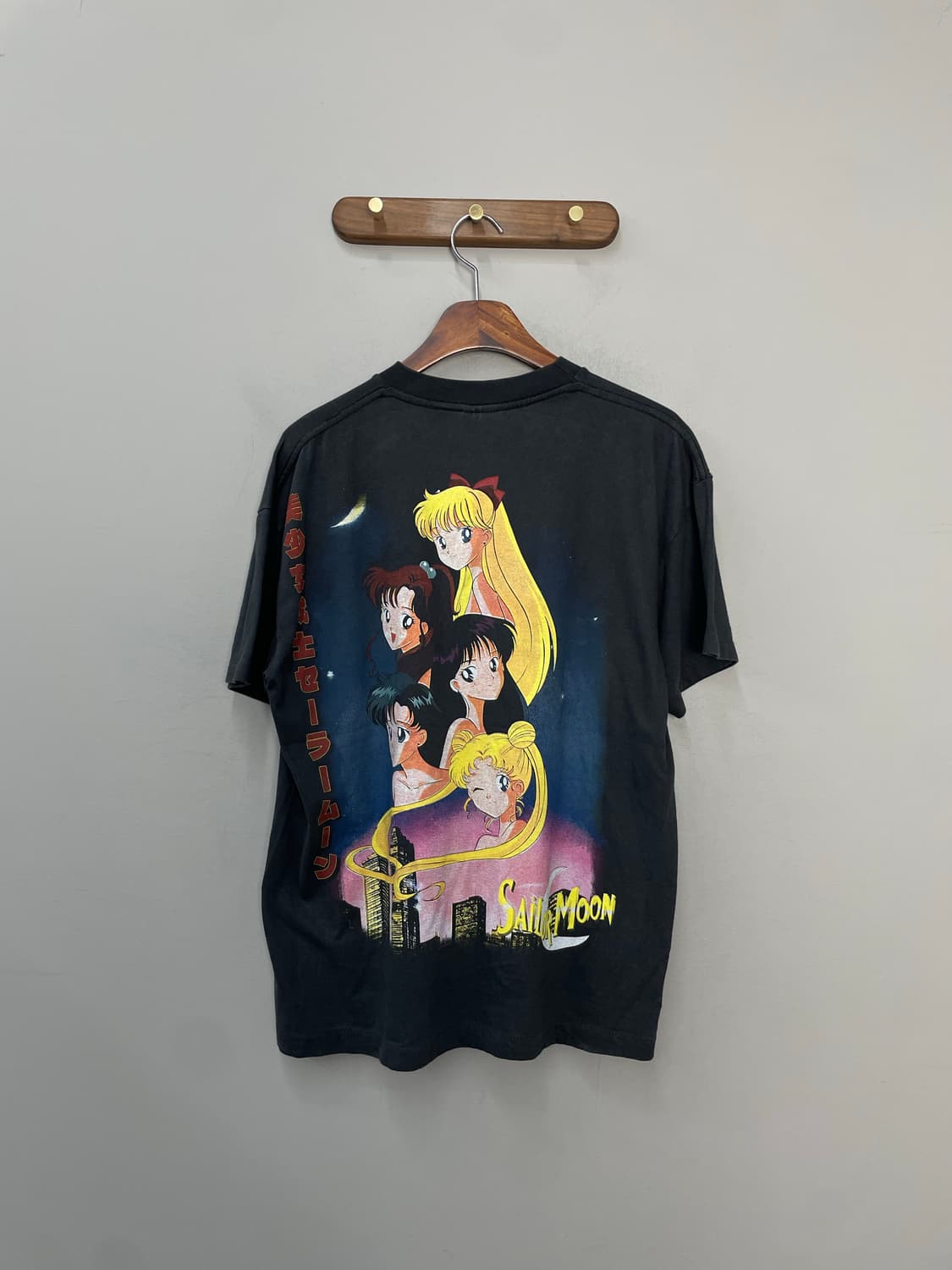 USA 오리지날 빈티지 세일러문 프린팅 아카이브 반팔 H2445 상품이미지4