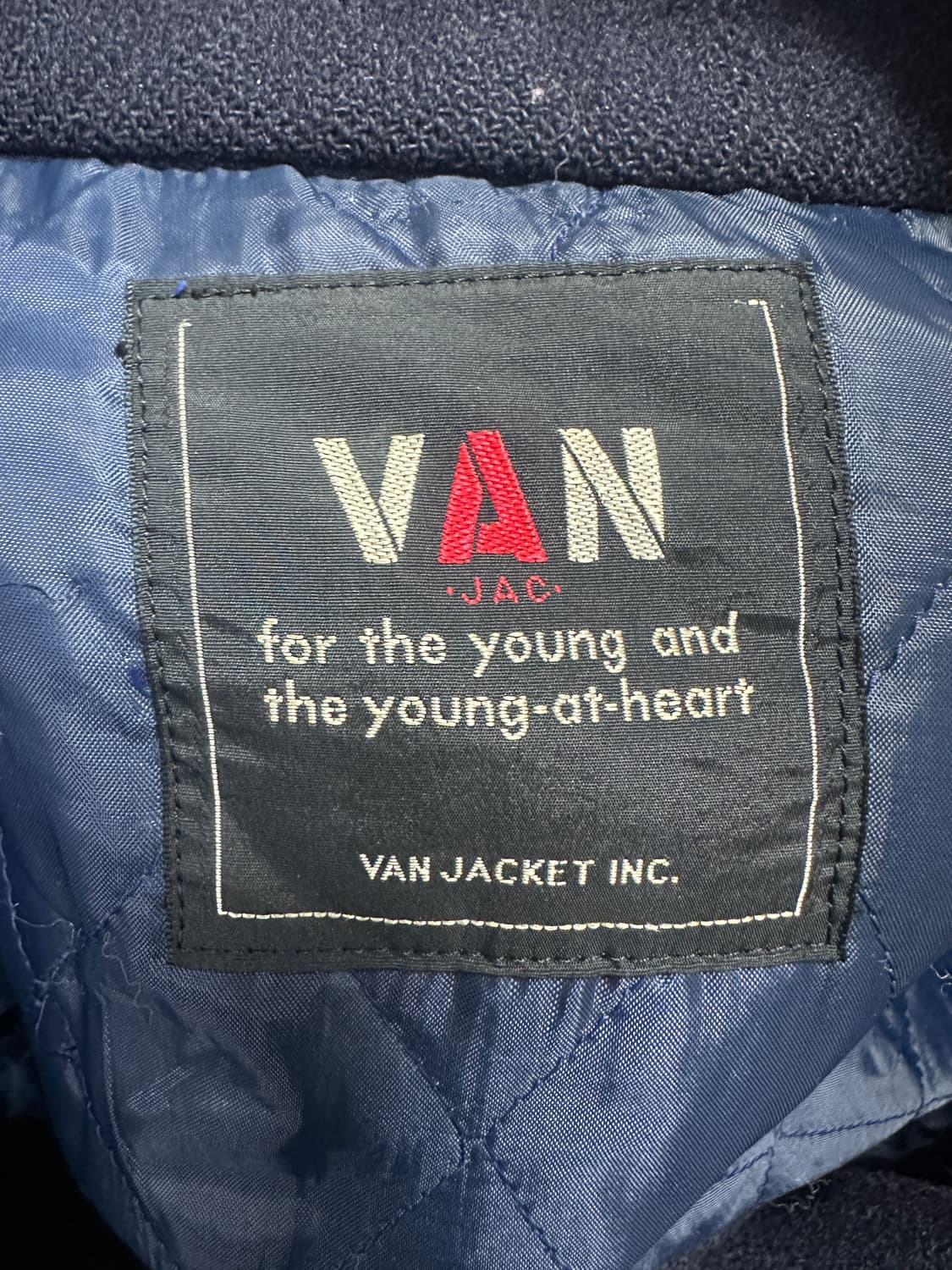 90S VAN JACKET INC 반 멜튼 울 스타디움 자켓 상품이미지3