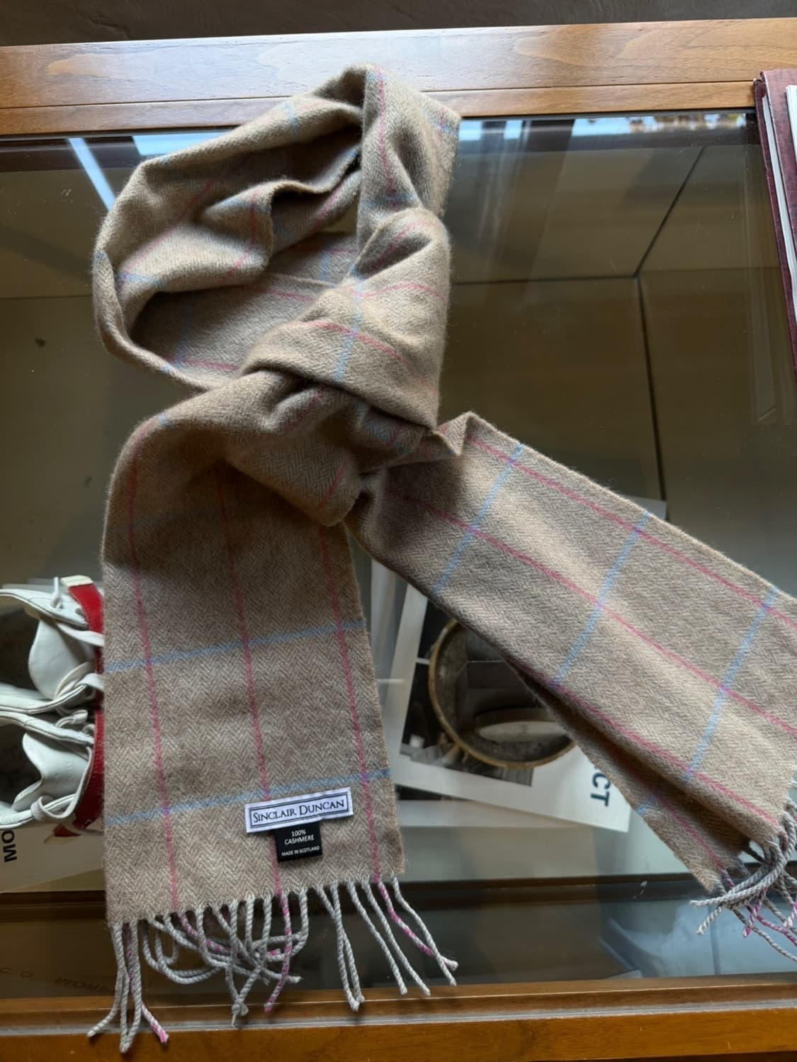 SINCLAIR DUCAN 캐시미어 머플러 상품이미지1