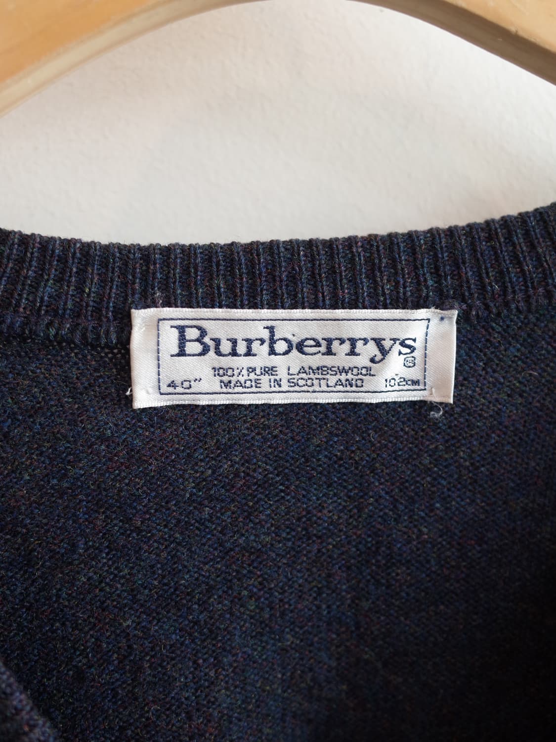 Burberry 버버리 올드모델 멜란지 울 니트  상품이미지3