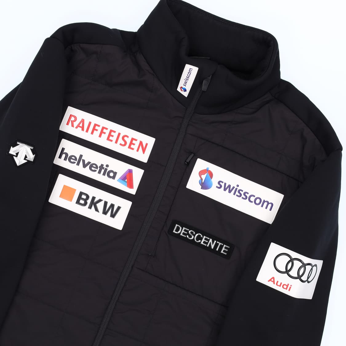 [100] 데상트 스위스 레플리카 하이브리드 플리스 패딩 자켓 N6888 상품이미지3