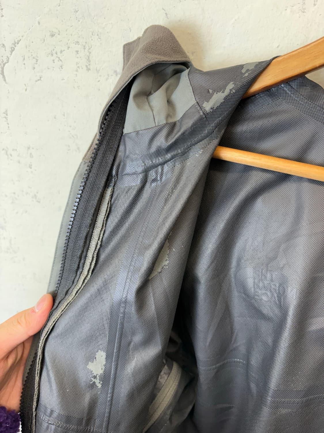 노스페이스 드라이벤트 바람막이 자켓 그래이 상품이미지10