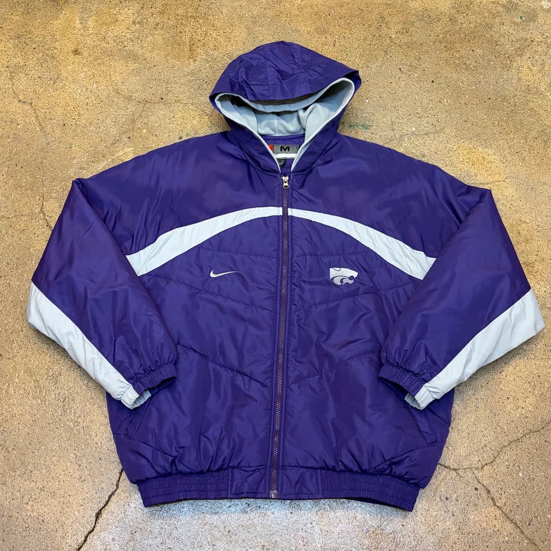 레어 90s 미국 빈티지 나이키 캔자스 패딩점퍼 상품이미지1