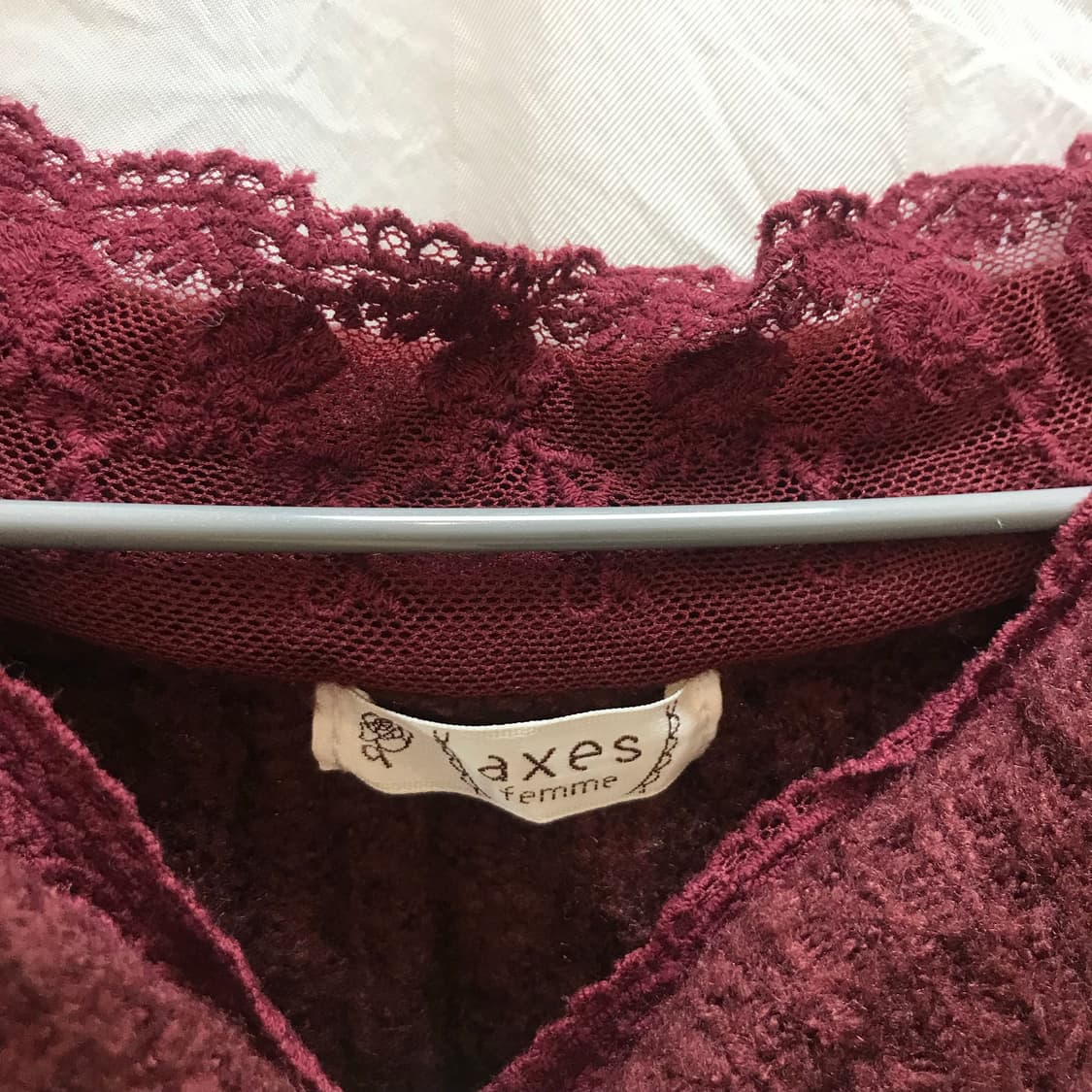 AXES FEMME 엑시즈팜 고스로리 프릴 니트 상품이미지4