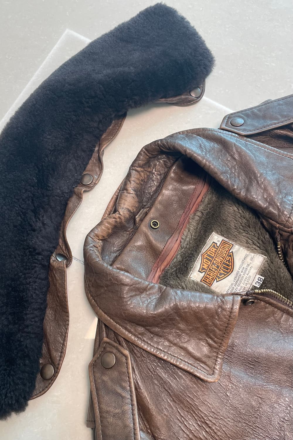 (38) 할리 데이비슨 클래식 레더 자켓 상품이미지9