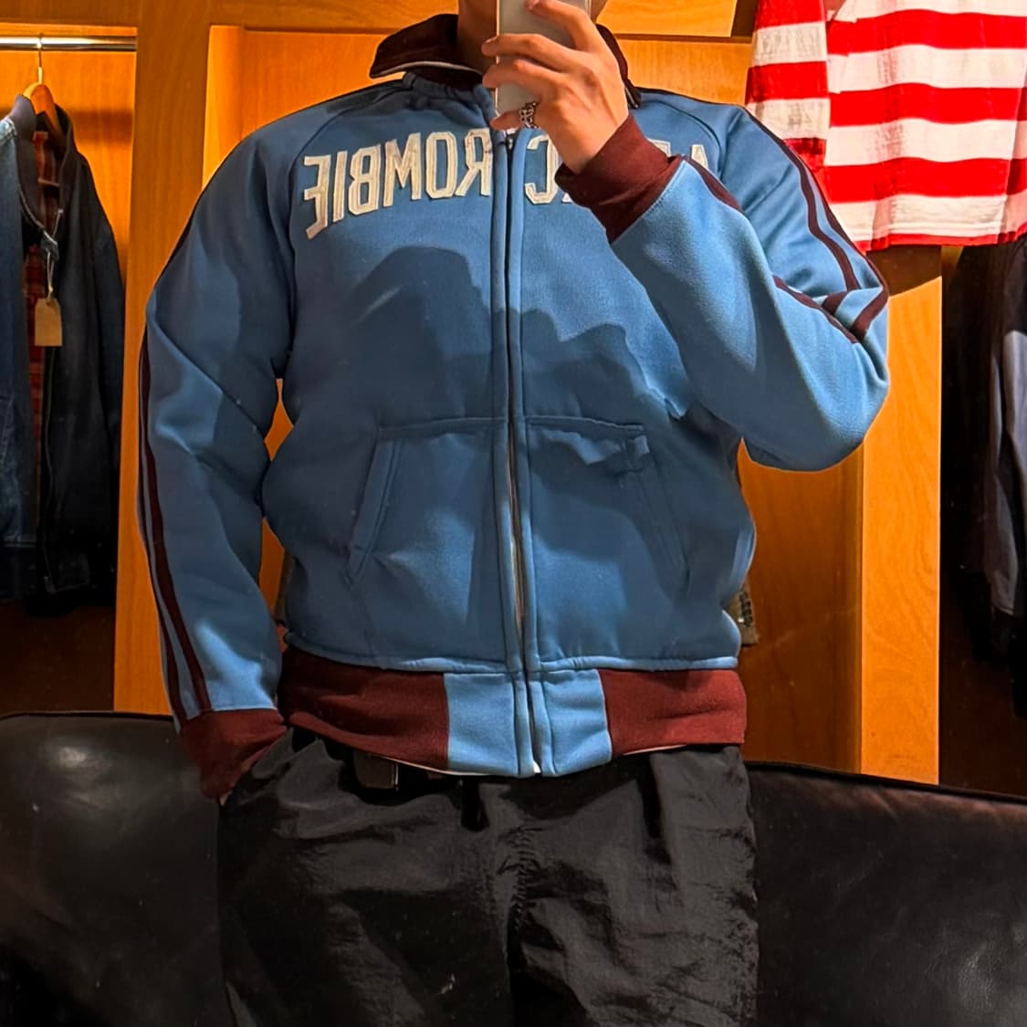 아베크롬비 트랙 자켓 집업 M 100~105  상품이미지2