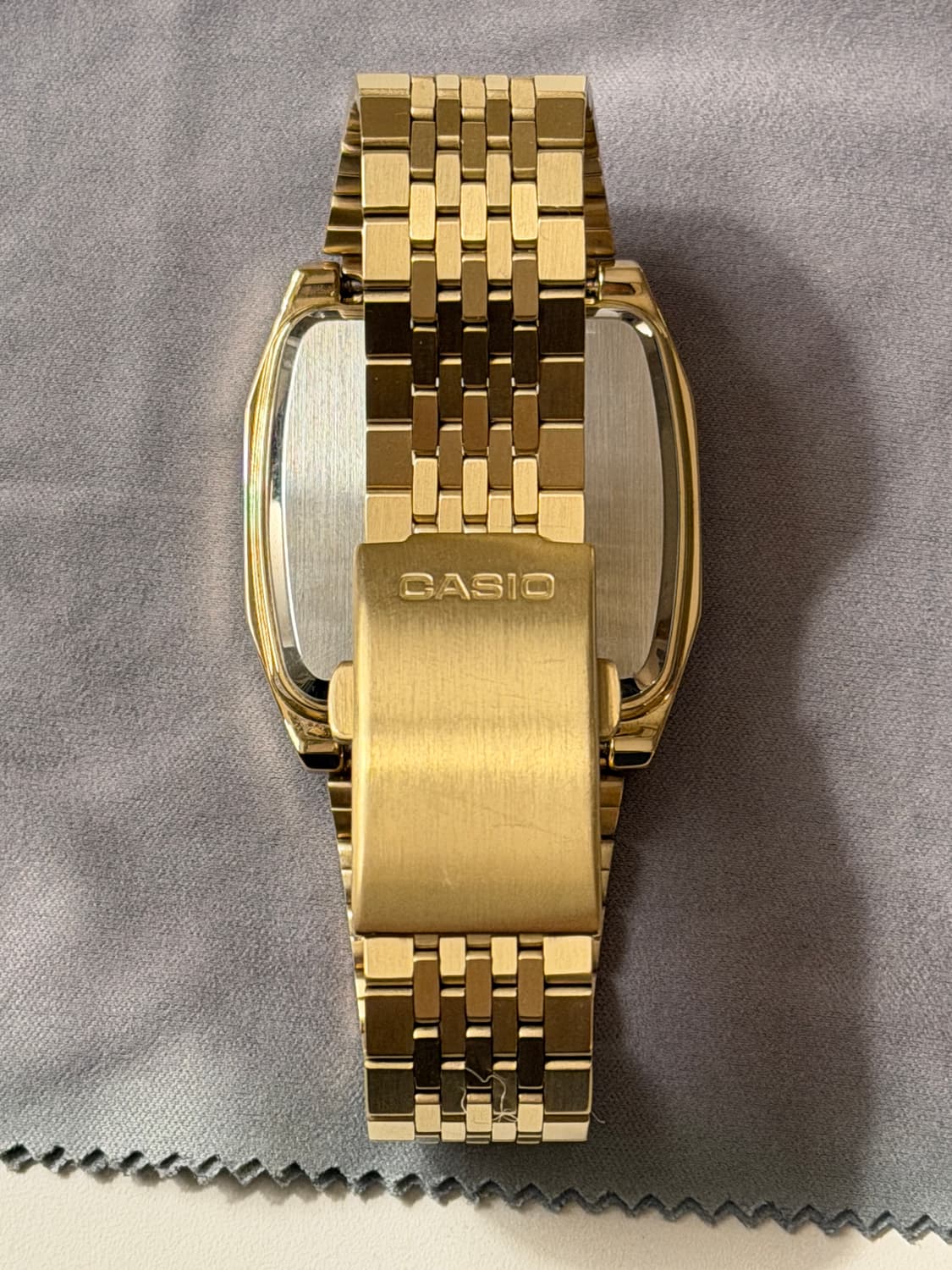 카시오 A1100 골드 + 가죽 스트랩 상품이미지6
