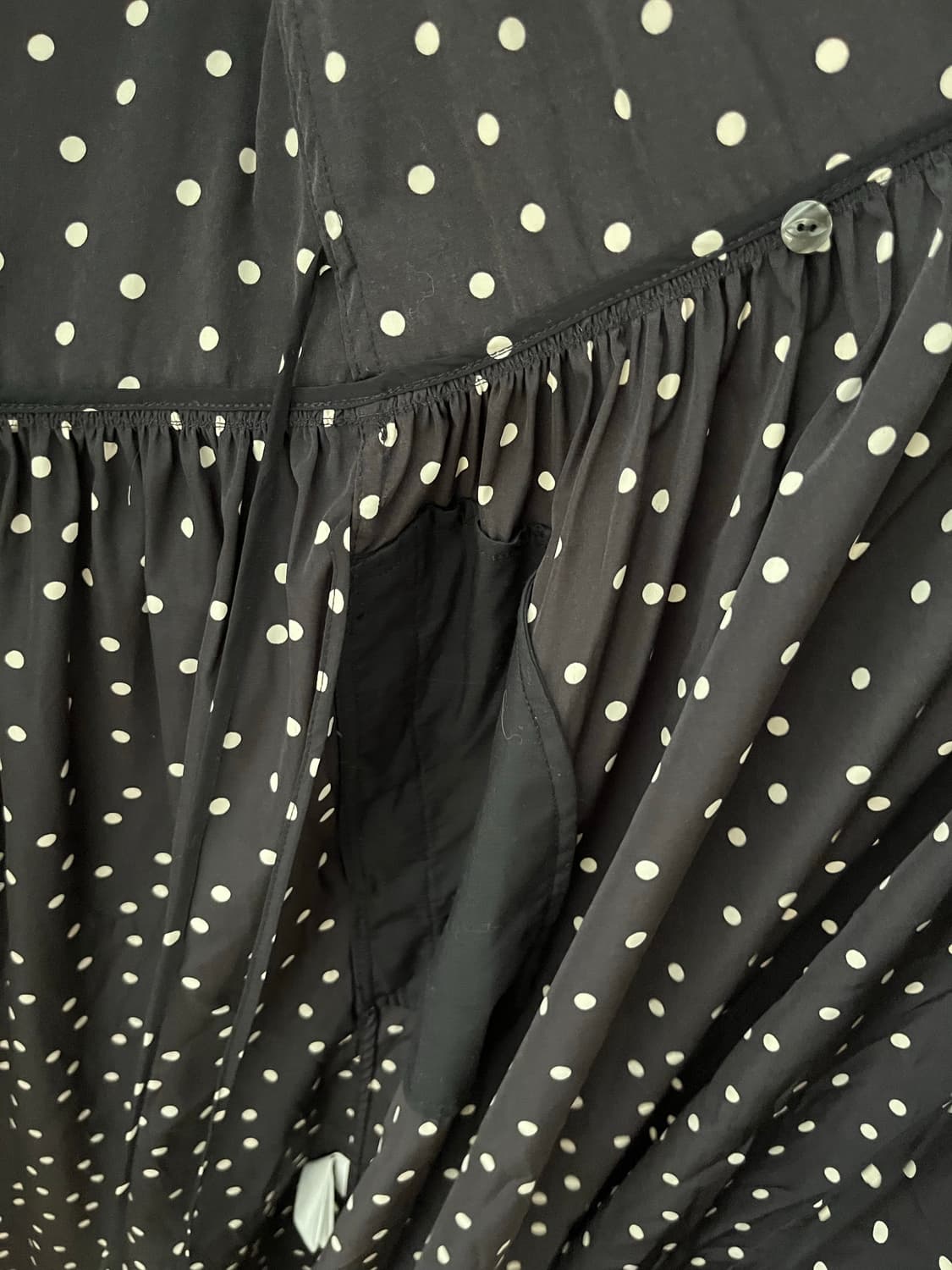 BEAMS BOY 폴카 도트 랩 드레스 상품이미지6