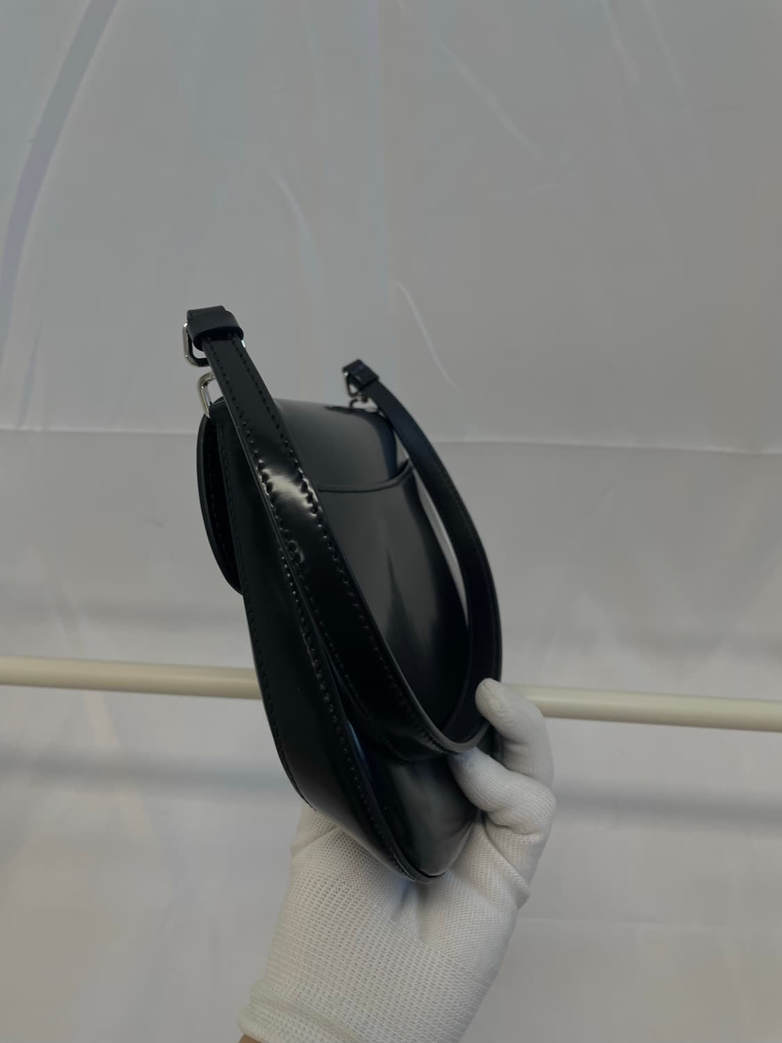 [N] 프라다 클레오 브러쉬드 레더 플랩 숄더 백 [os] 상품이미지9