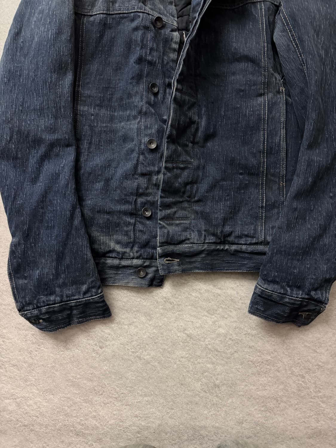 릭오웬스 다크쉐도우 슬레이브 패디드 데님 자켓 상품이미지4