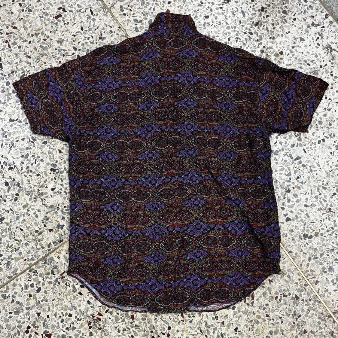 [M-L] 90s CP COMPANY 페이즐리패턴 레이온 셔츠 상품이미지2