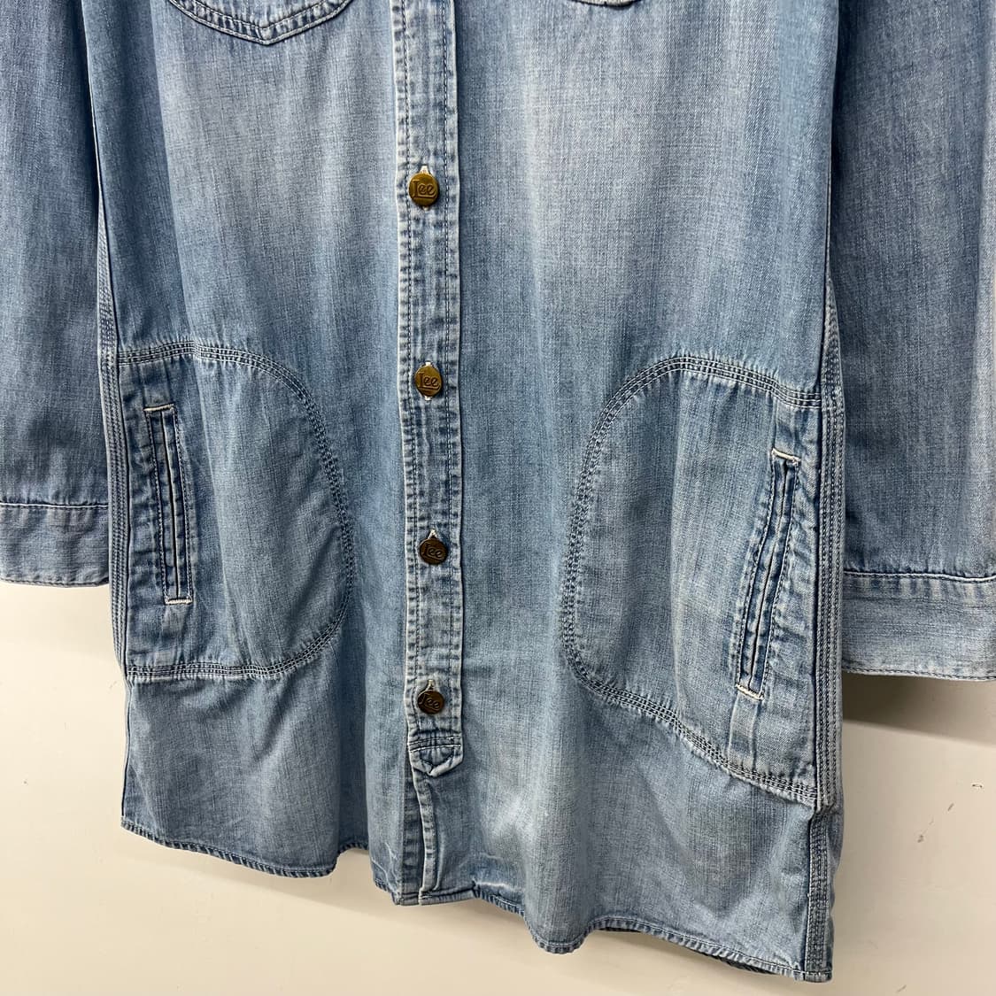 Lee 리 데님 롱 셔츠 여/M 상품이미지3