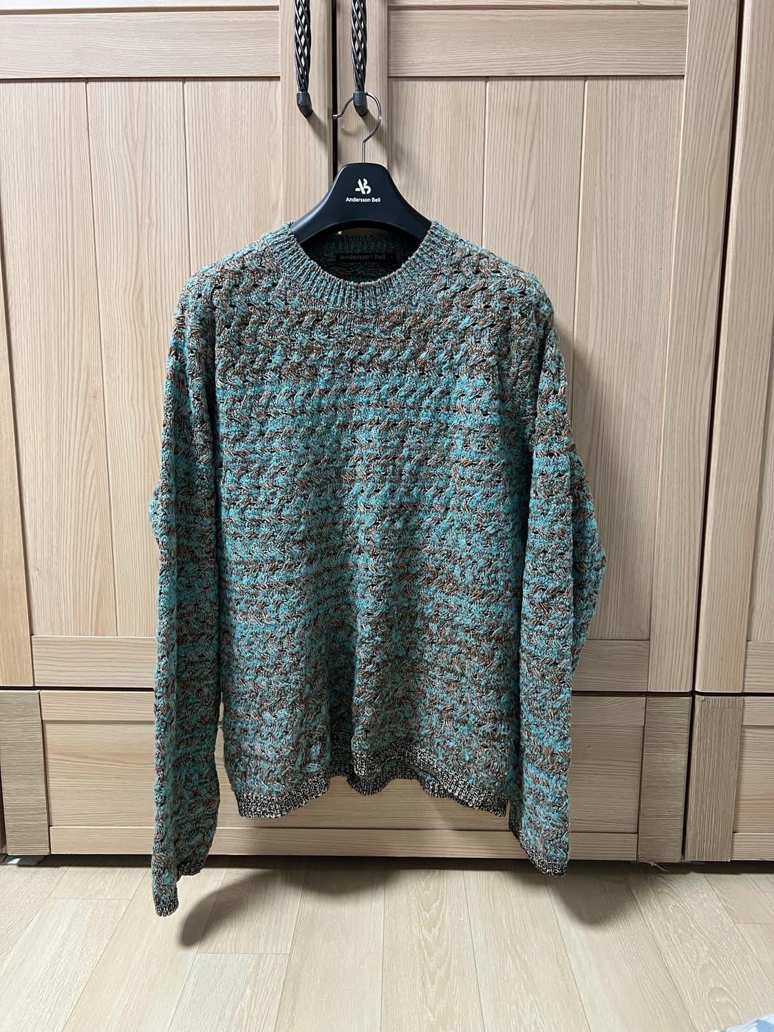 앤더슨벨 멀티 멜란지 크루넥 스웨터 상품이미지7