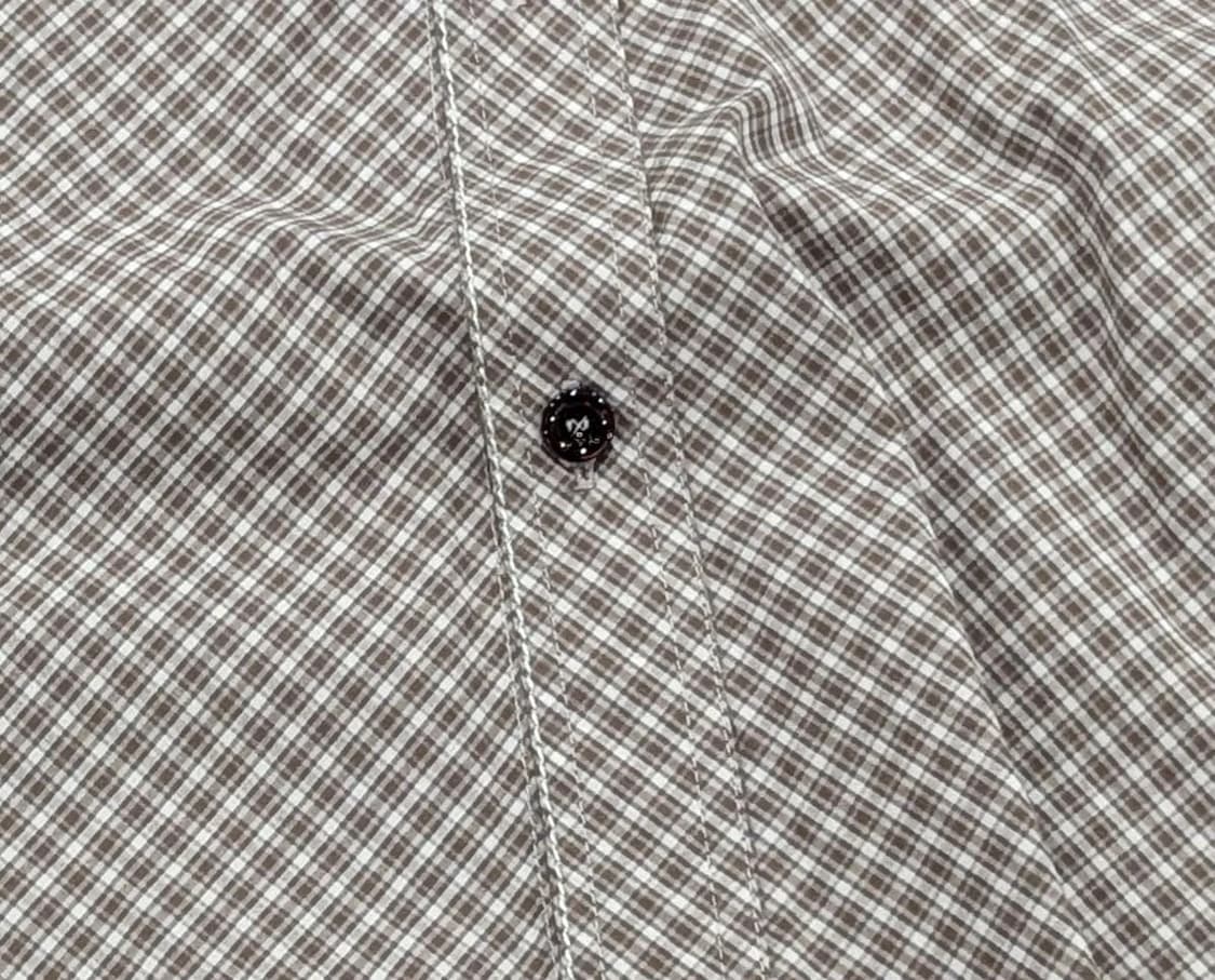 ERL 이알엘 마이크로 플래드 롱라인 반팔 버튼업 스포츠 셔츠 상품이미지4