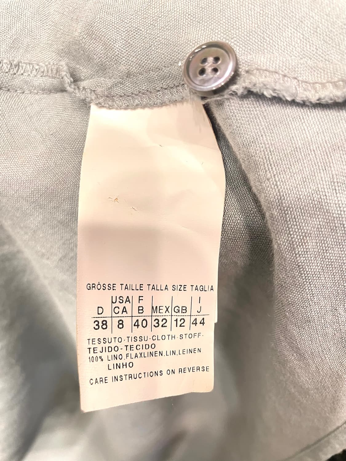 막스마라 Marella마렐라 린넨100% 롱셔츠 원피스 55~66 상품이미지10