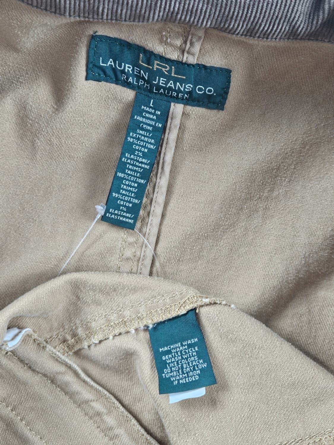 LRL 로렌 진스 컴퍼니 사파리 헌팅 자켓 ( L ) / 11069 상품이미지10