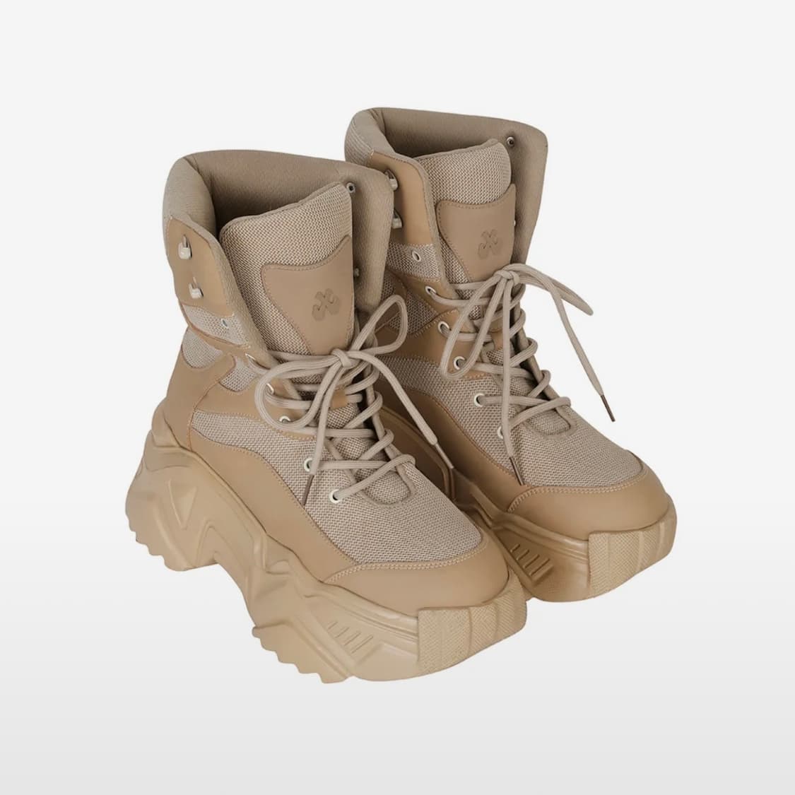 leey 엘이이와이 플랫폼 부츠 베이지 250 상품이미지1