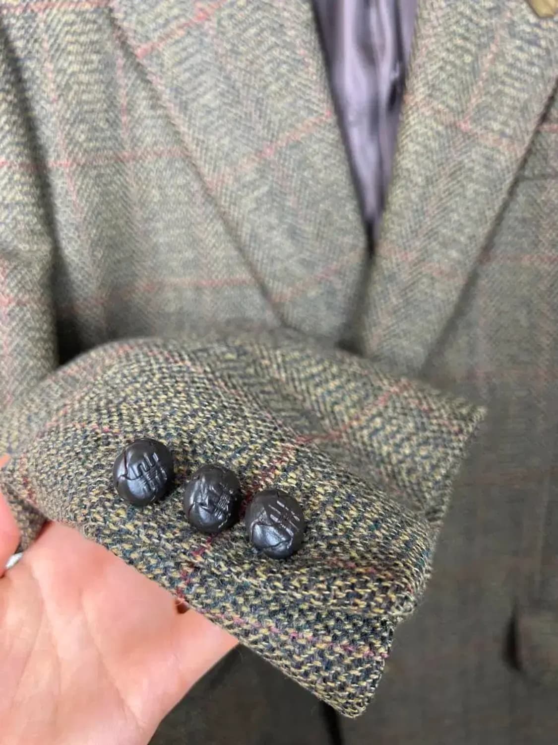 100 닥스런던 울모 빈티지 자켓 상품이미지7