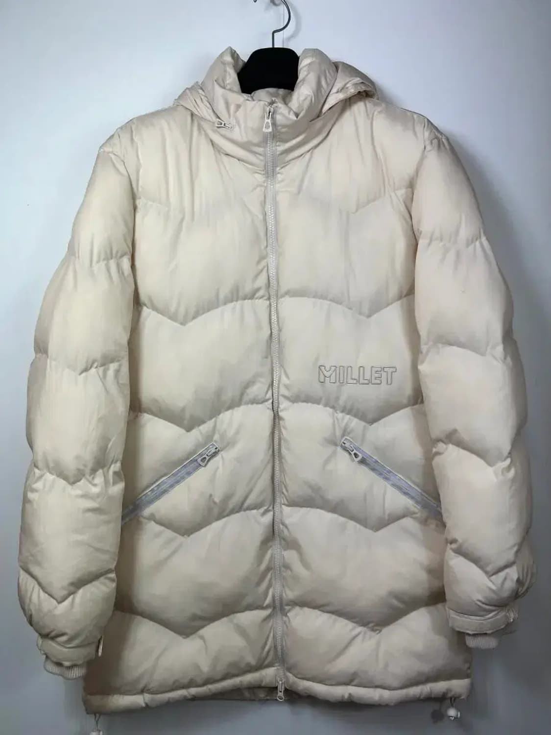 95 밀레클래식 아이보리 패딩 상품이미지6