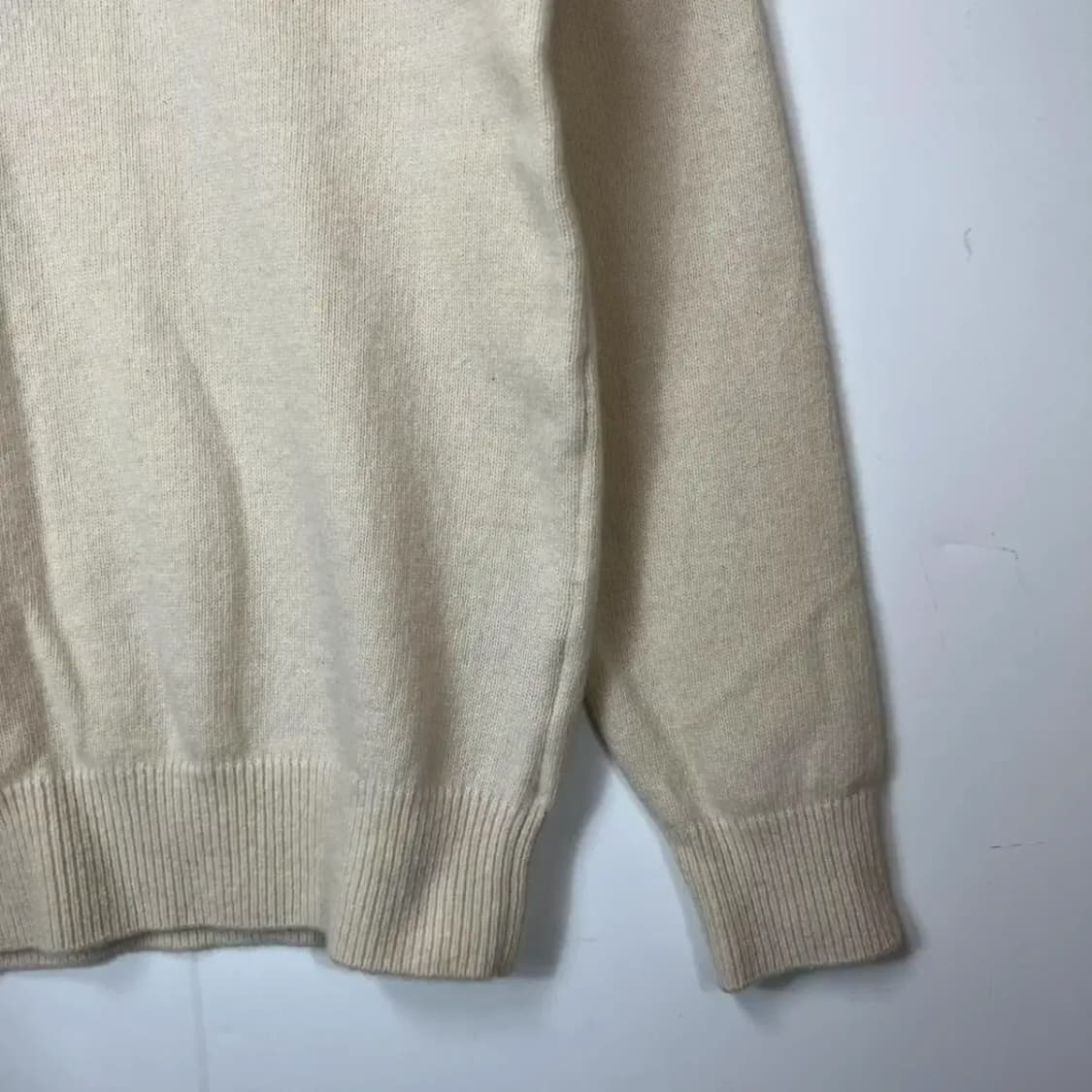 라지 캉골 남여공용 아이보리 로고니드 상품이미지2