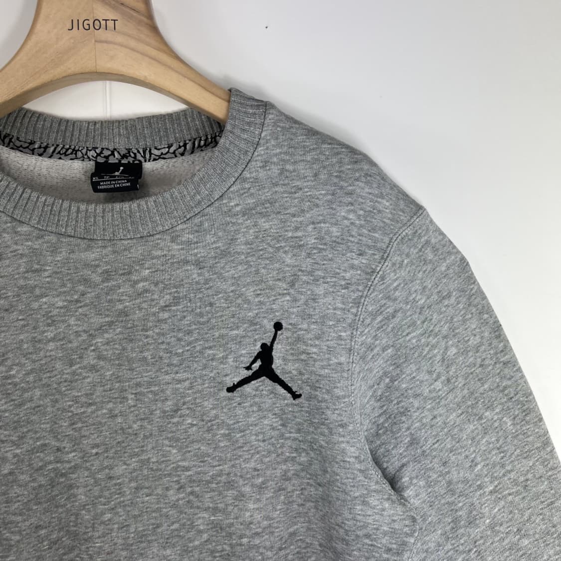 90 나이키 점프맨 조던 회색맨투맨 티셔츠 상품이미지3