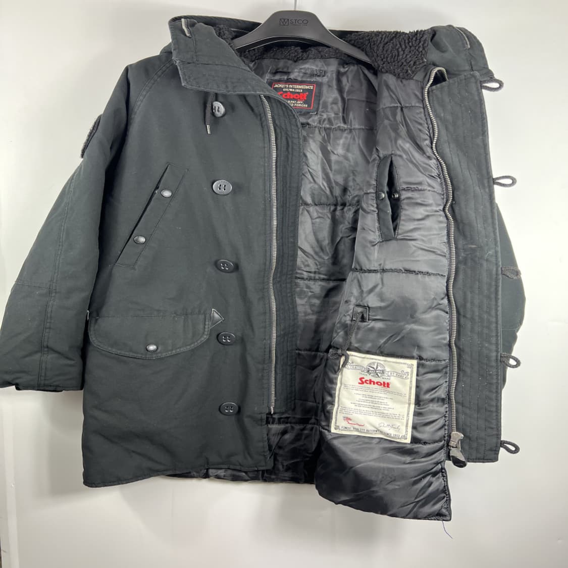 [L]  schoot 쇼트 야상 패딩자켓 너구리퍼X 상품이미지6