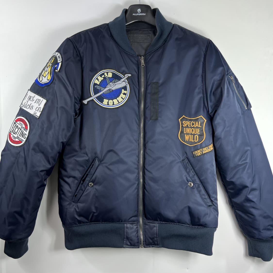 [xl] fa-18 항공점퍼 자켓 양면 리버시블 자켓 점퍼 상품이미지1