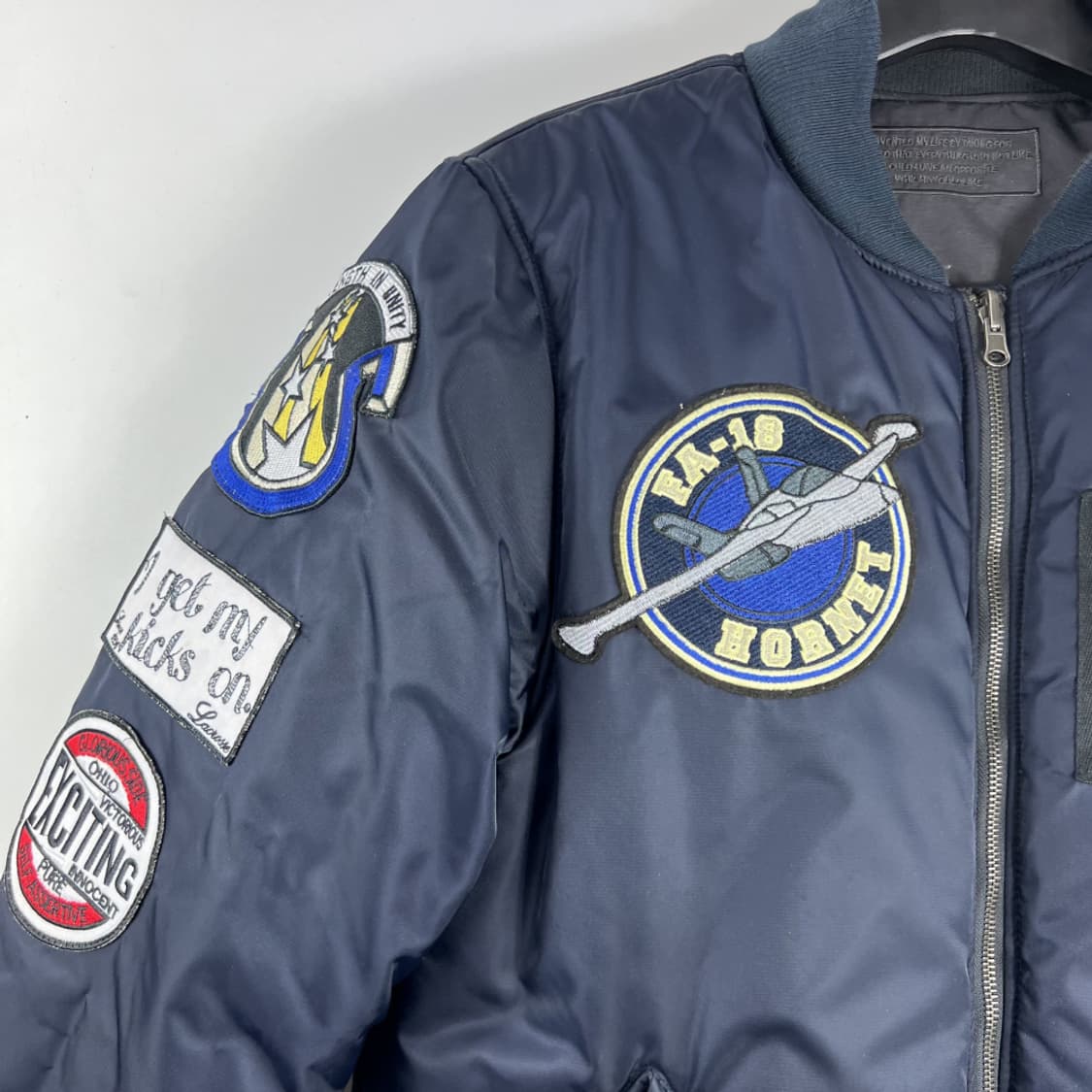 [xl] fa-18 항공점퍼 자켓 양면 리버시블 자켓 점퍼 상품이미지2