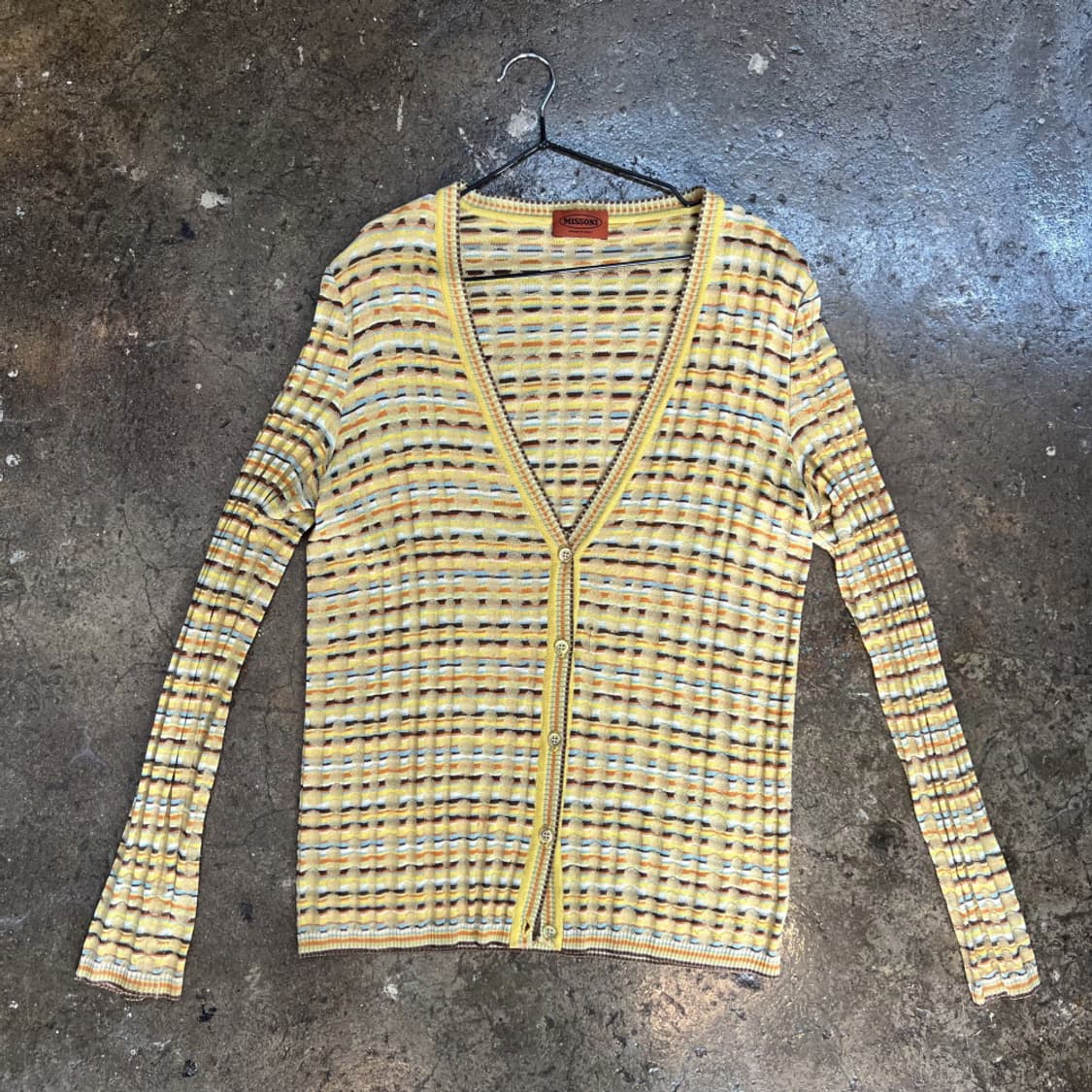 [free] 미쏘니 스트라이프 여자 올드스쿨 가디건 상품이미지2