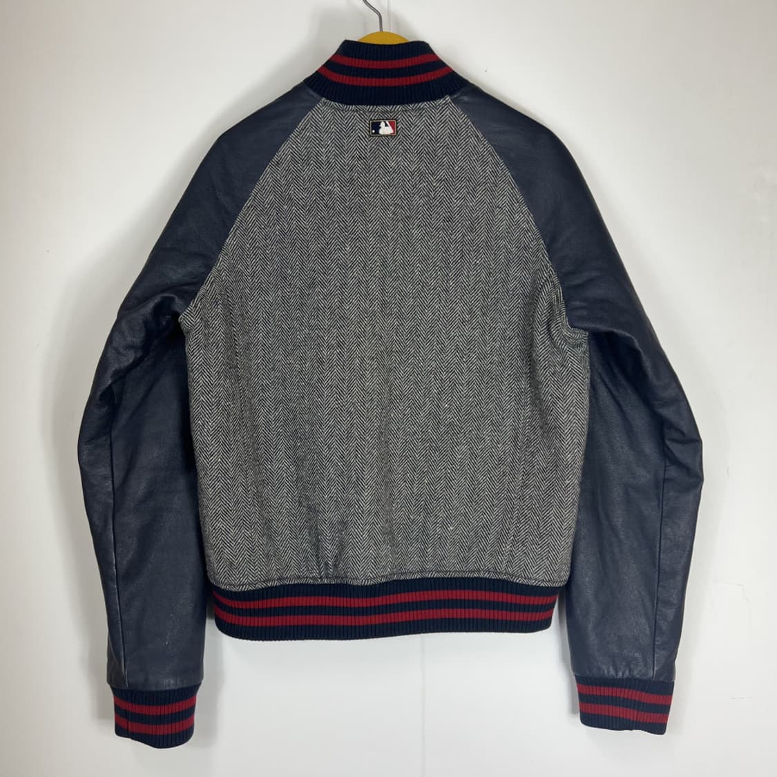 (95) MLB 헤링본 레더 가죽 여자 누빔자켓 상품이미지5