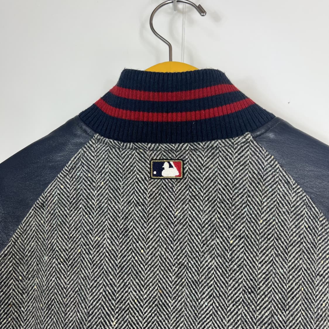 (95) MLB 헤링본 레더 가죽 여자 누빔자켓 상품이미지6