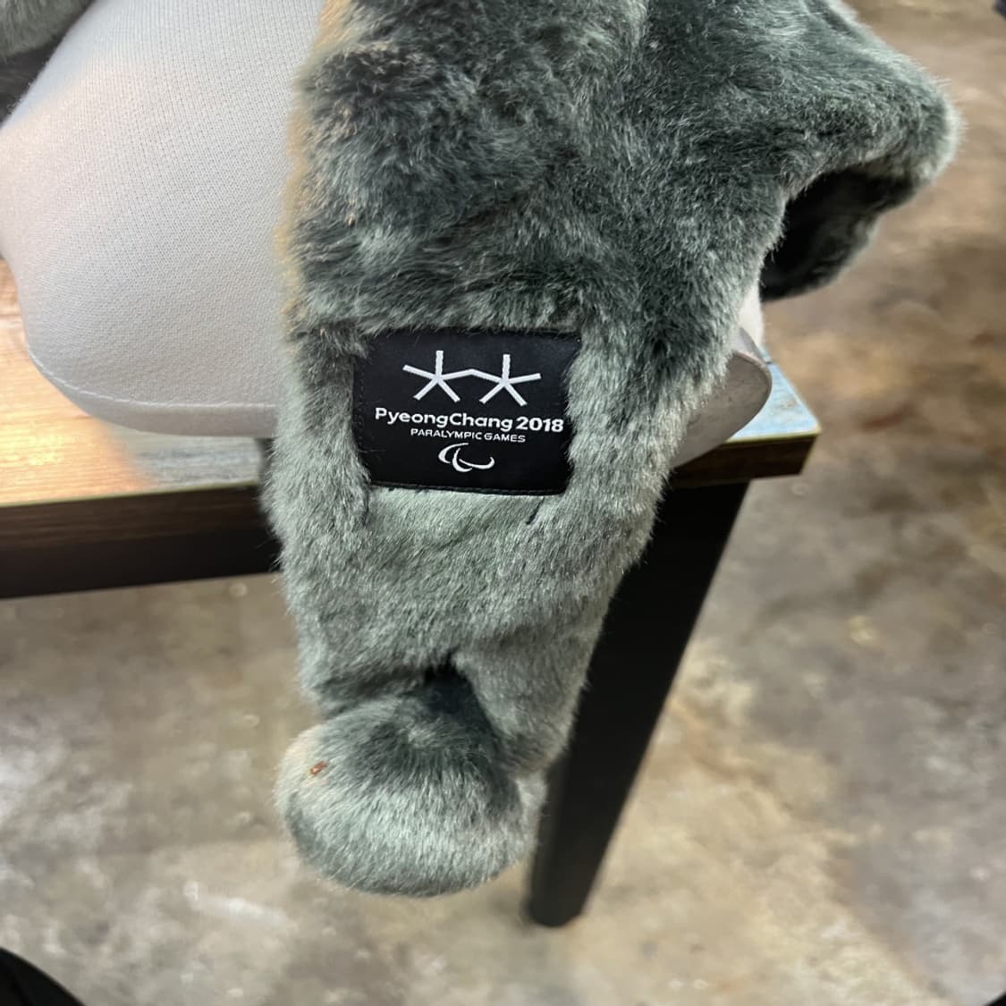 노스페이스 평창올림픽 반다비 로고 모자 털모자 귀달이모자 상품이미지5