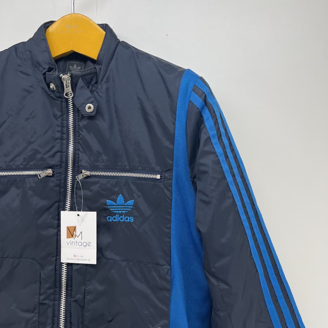 [90] 아디다스 오리지널스 지퍼Y2K 포인트넥 다운점퍼 패딩 상품이미지2