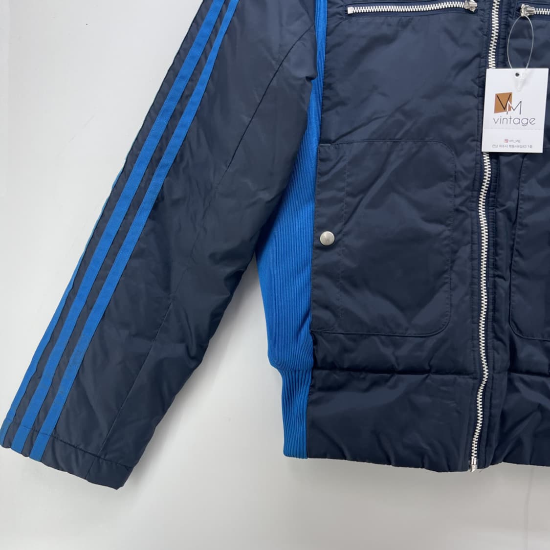 [90] 아디다스 오리지널스 지퍼Y2K 포인트넥 다운점퍼 패딩 상품이미지3