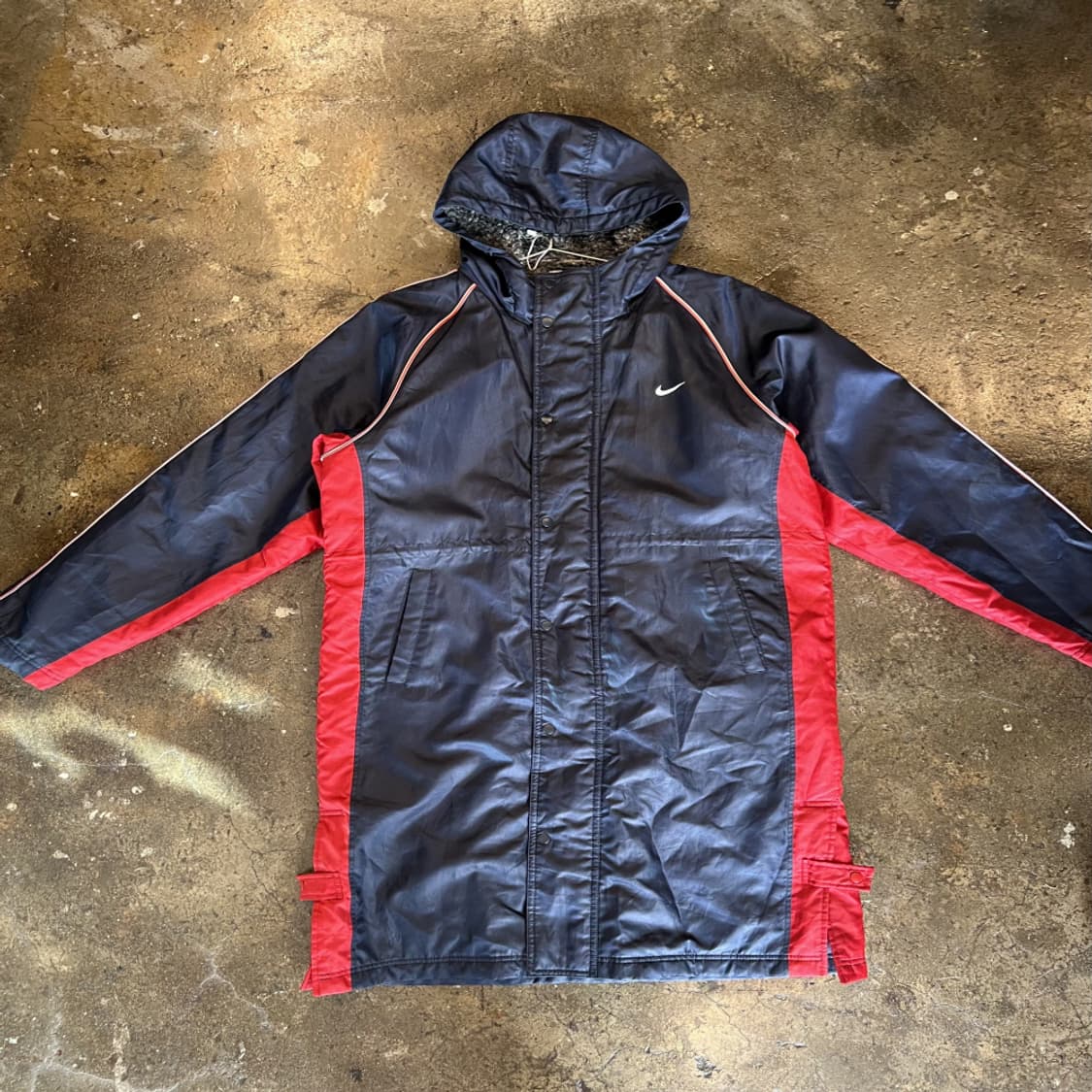 [라지 14-16] 나이키 올드스쿨 스우시 털 점퍼 여자 주니어 용 상품이미지1