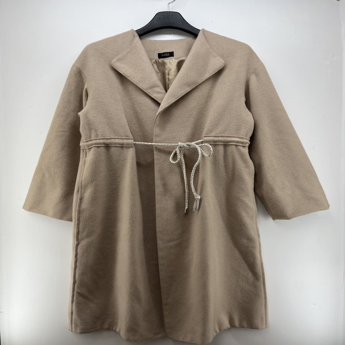 [F] 타임 여자 롱 코트 자켓 빈티지룩 울캐시미어 상품이미지1