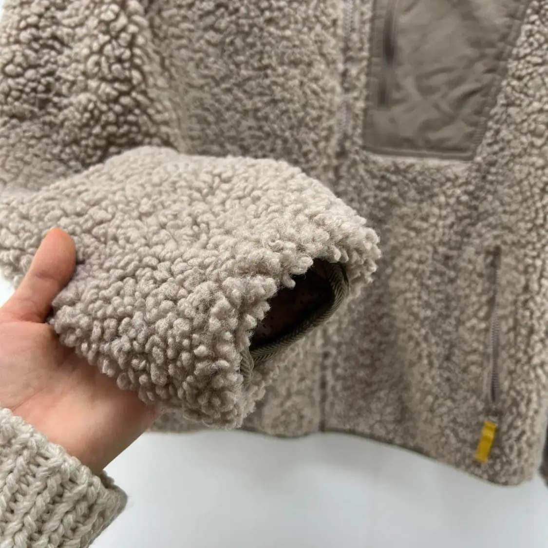 [90] 밀레 여자 뽀글이 후리스 자켓 점퍼 상품이미지5