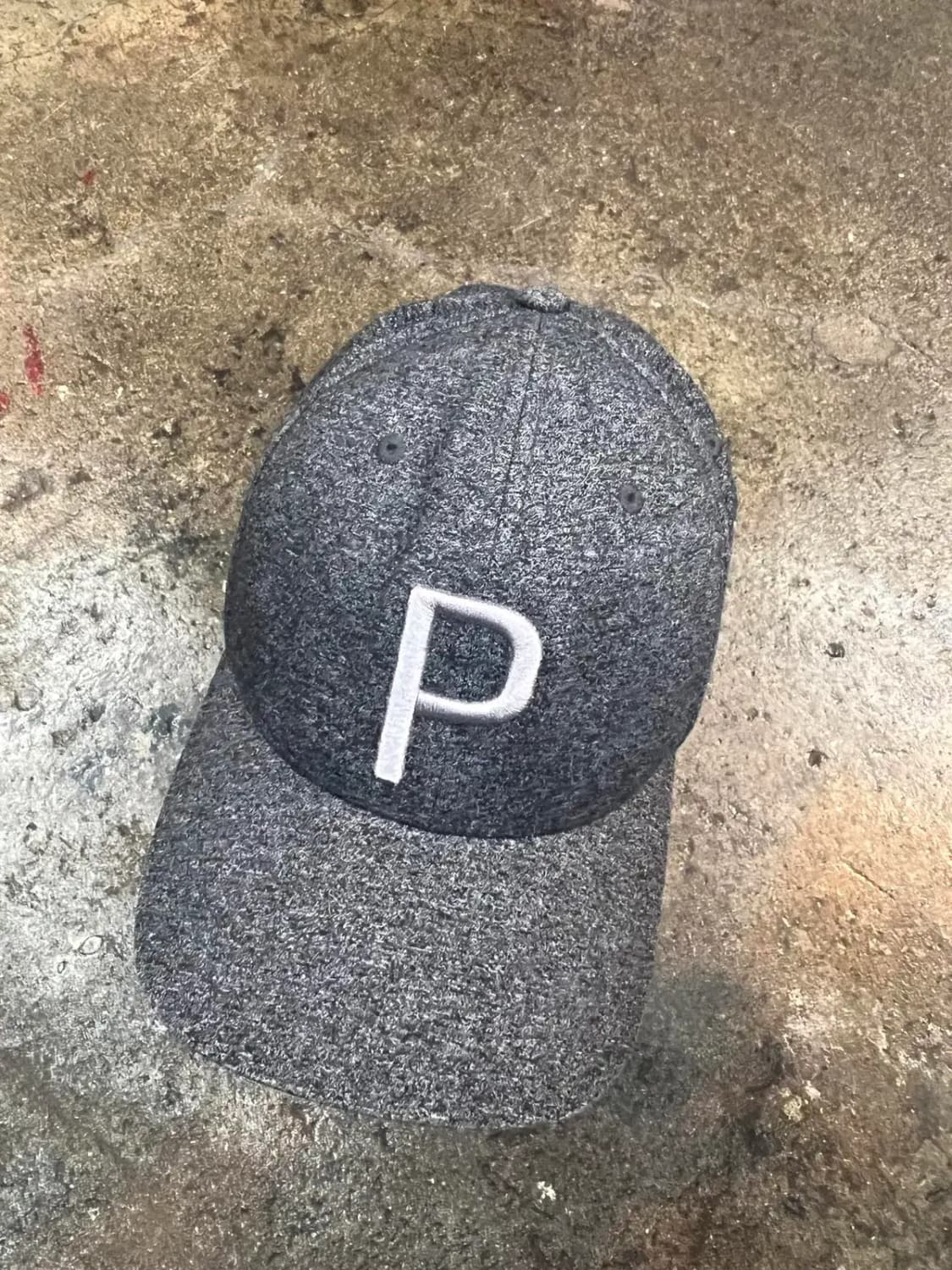 [one] 푸마 벤츠로고 볼캡 회색 차콜그레이 빈티지 상품이미지1