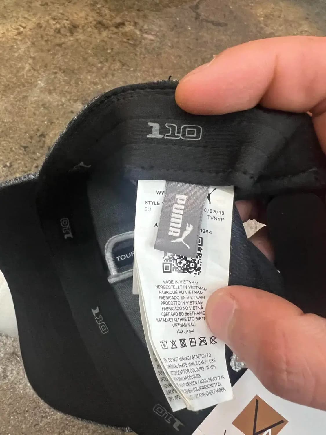 [one] 푸마 벤츠로고 볼캡 회색 차콜그레이 빈티지 상품이미지2