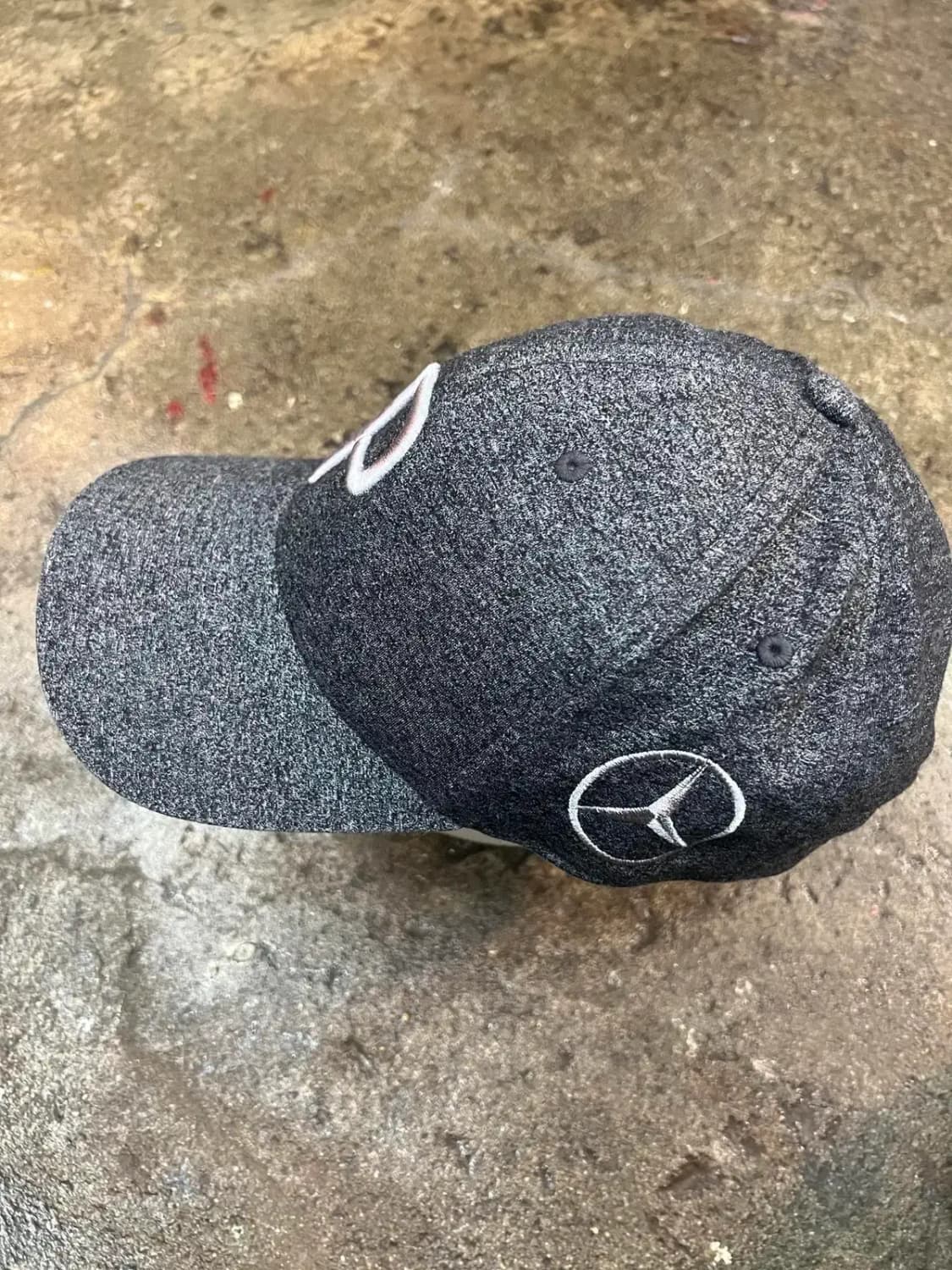 [one] 푸마 벤츠로고 볼캡 회색 차콜그레이 빈티지 상품이미지4