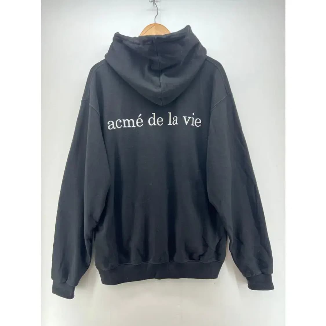 [L] 디스이즈네버댓 로고 후드집업 블랙 오버핏 빈티지 후디 상품이미지5