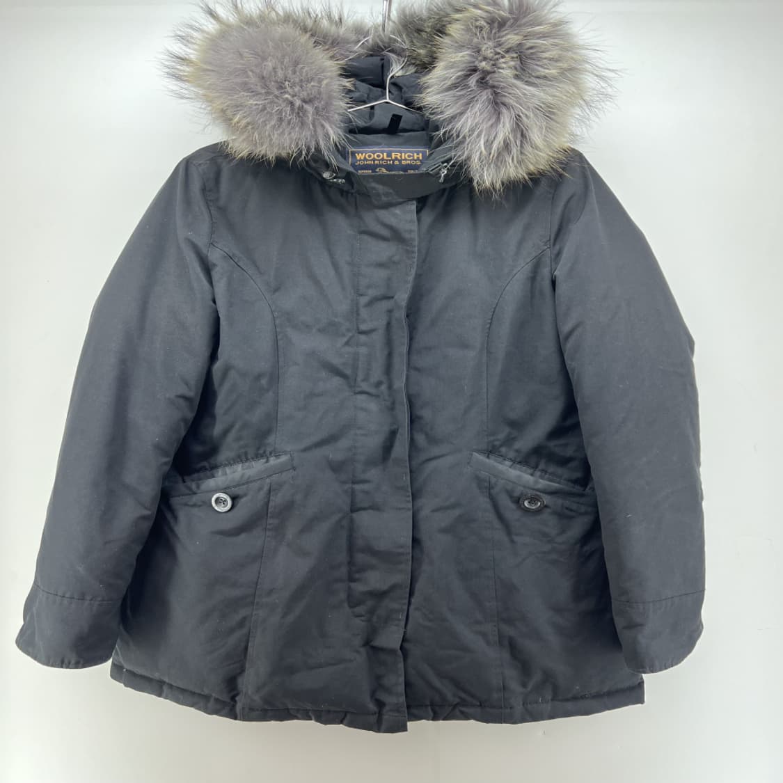 [XS] 울리치 야상 다운 누빔 블랙 다운자켓 패딩 작은사이즈패딩 상품이미지1