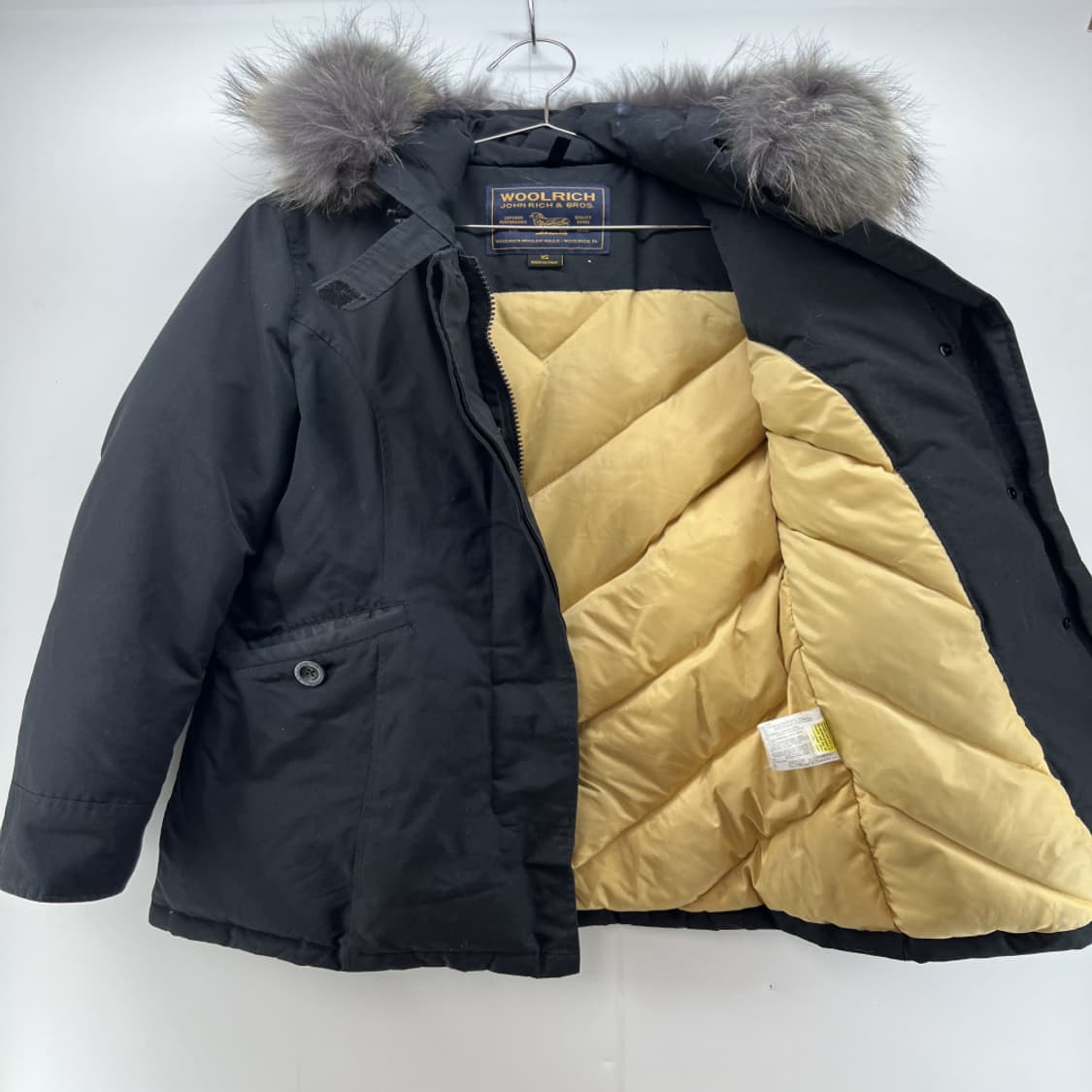 [XS] 울리치 야상 다운 누빔 블랙 다운자켓 패딩 작은사이즈패딩 상품이미지5