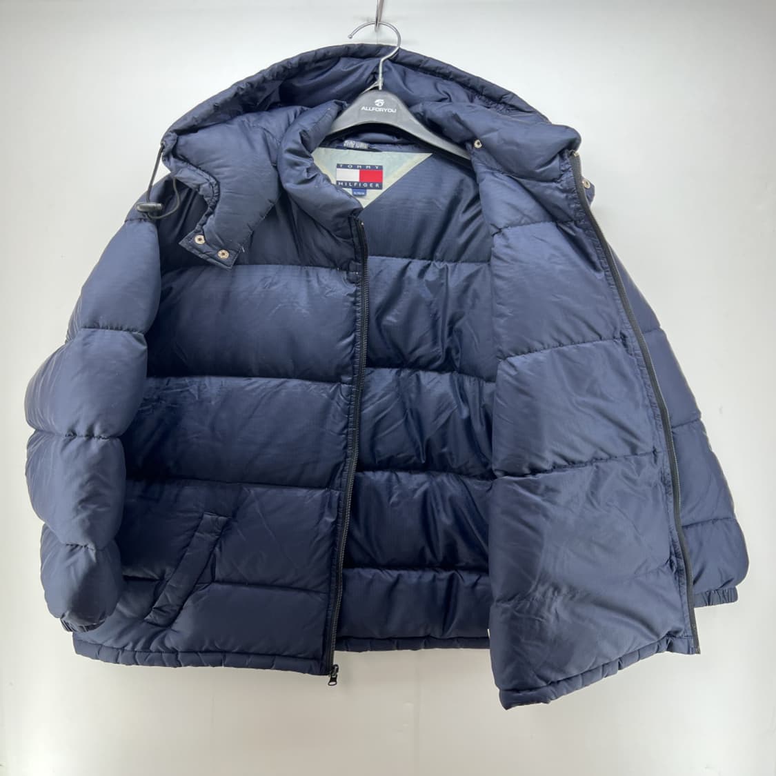 [XL] 타미힐피거 일본빈티지 구제 오버핏 남자 빅사이즈 오버핏 다운패딩 상품이미지4