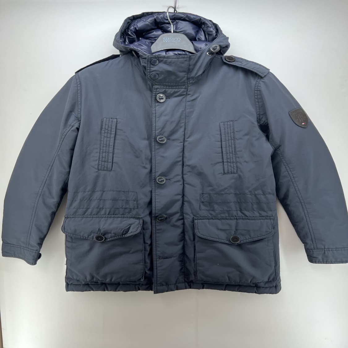 [S] 타미힐피거 남자 롱 패딩 다운자켓 빈티지 가벼운패딩 상품이미지1