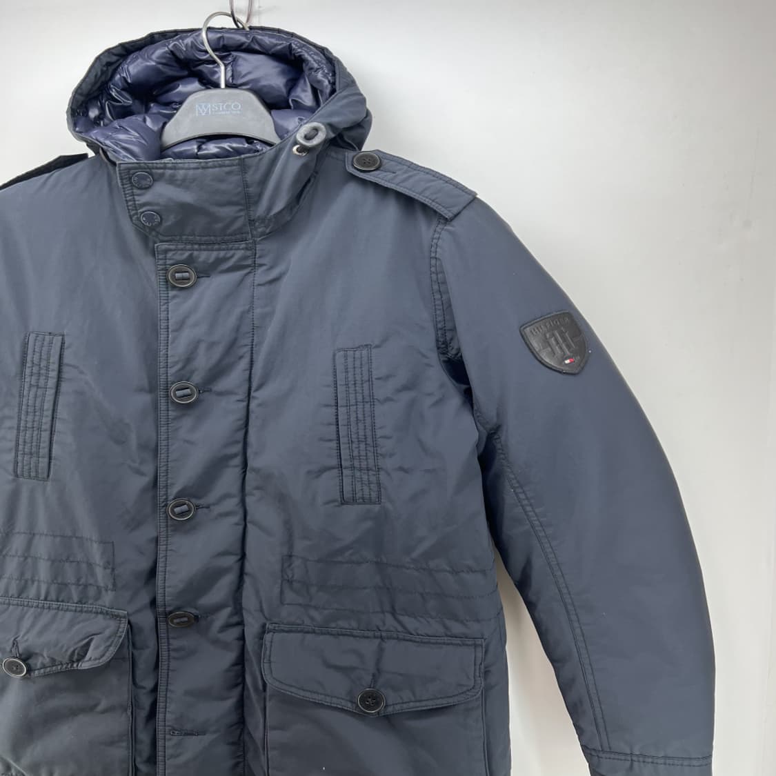 [S] 타미힐피거 남자 롱 패딩 다운자켓 빈티지 가벼운패딩 상품이미지2