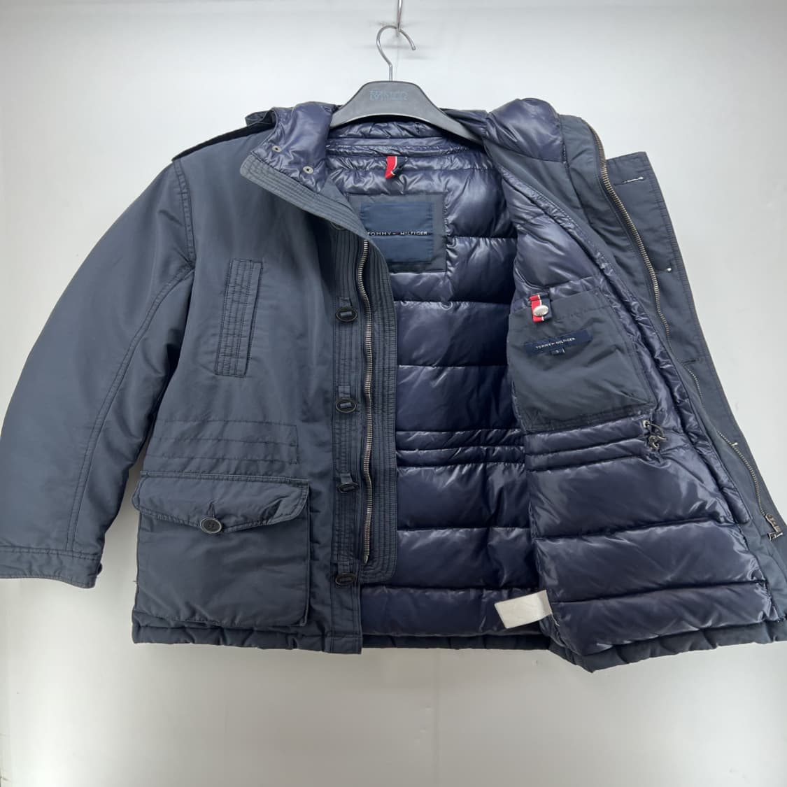 [S] 타미힐피거 남자 롱 패딩 다운자켓 빈티지 가벼운패딩 상품이미지7