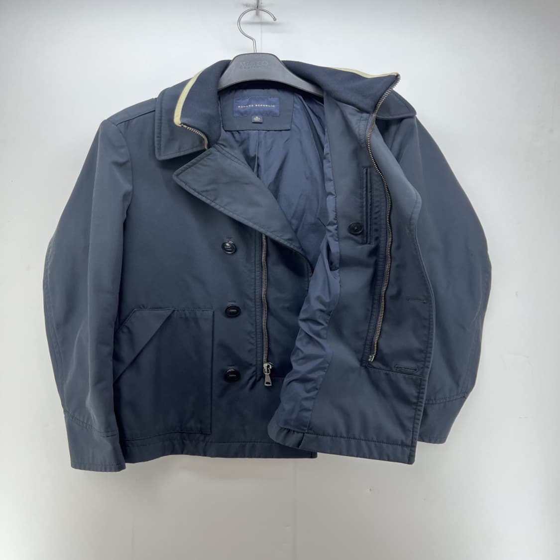 [M] 바나나 리퍼블릭 여자 봄버 코트 자켓 네이비 빈티지 싼잠바 상품이미지5